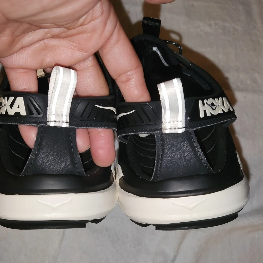 Hoka Black and White Shoes - Picture 3 of 5